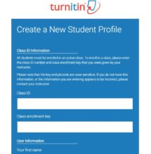 turnitin login details